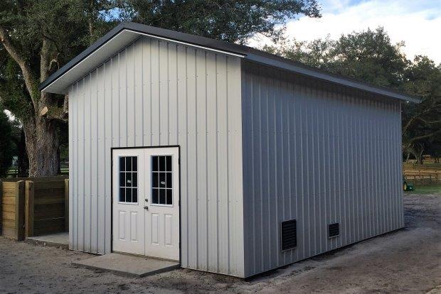15′ x 24′ x 12′ Timbercraft Hay & Feed Storage Barn
