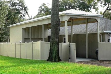 14' X 60' X 16' TIMBERCRAFT RV PORT WITH ENCLOSED STORAGE ALTAMONTE SPRINGS, FL