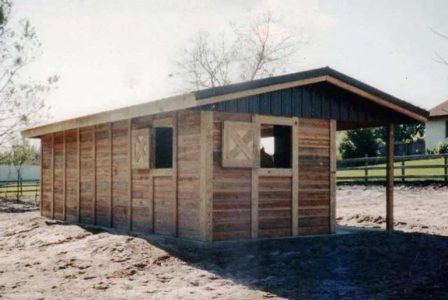 16' X 30' X 9' TIMBERCRAFT HORSE STABLE LONGWOOD, FL