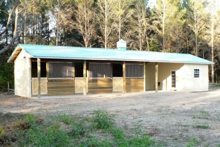 18' X 60' X 10' TIMBERCRAFT HORSE STABLE WINTER GARDEN, FL
