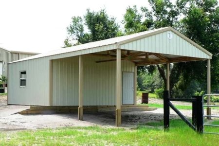 20' X 40' X 9' TIMBERCRAFT STORAGE BARN LEESBURG, FL