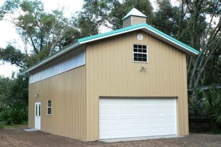 20' X 42' X 16' TIMBERCRAFT TWO STORY GARAGE WITH STORAGE LOFT ORLANDO, FL