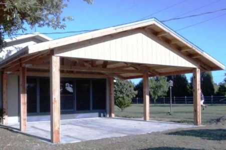 24' X 24' X 10' TIMBERCRAFT CARPORT ADDITION HOWEY IN THE HILLS, FL