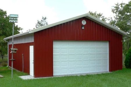 24' X 30' X 10' TIMBERCRAFT GARAGE DUNNELLON, FL