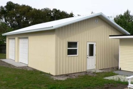 24' X 36' X 10' TIMBERCRAFT GARAGE WITH HOBBY SHOP CHULUOTA, FL