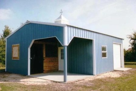 24' X 36' X 10' TIMBERCRAFT HORSE STABLE WITH GARAGE ZEPHRYHILLS, FL