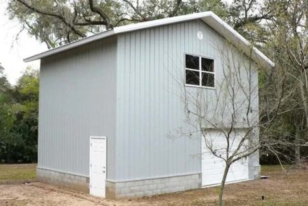 28' X 20' X 18' TIMBERCRAFT TWO STORY GARAGE WITH RECREATION LOFT NEW SMYRNA BEACH, FL