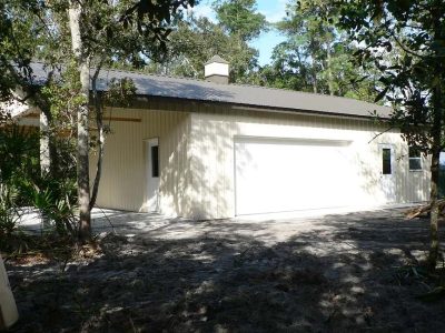 28' X 48' X 10' TIMBERCRAFT GARAGE WITH HOBBY SHOP OVIEDO, FL