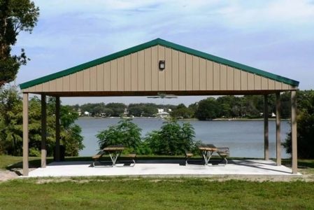 30' X 20' X 10' TIMBERCRAFT PICNIC PAVILION ORLANDO, FL