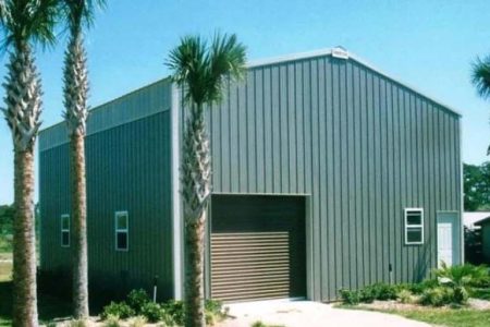 30' X 30' X 16' TIMBERCRAFT KOA MAINTENANCE SHOP ORLANDO, FL