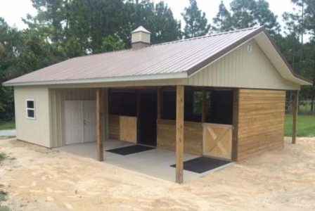 30' X 36' X 10' TIMBERCRAFT HORSE STABLE BEVERLY HILLS, FL