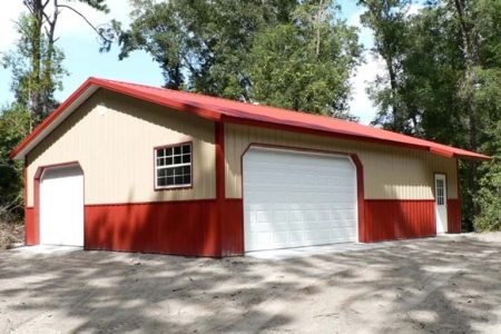 30' X 40' X 10' TIMBERCRAFT GARAGE WITH HOBBY SHOP DELAND, FL