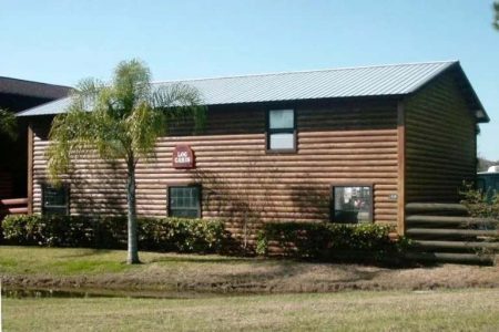 30' X 48' X 16' TIMBERCRAFT ORIGINAL LOG CABIN OFFICE BUILDING SANFORD, FL