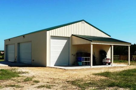 30' X 50' X 14' TIMBERCRAFT GARAGE WITH SHOP EUSTIS, FL
