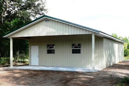 30' X 60' X 10' TIMBERCRAFT SHOP BUILDING WITH PORCH CHULUOTA, FL