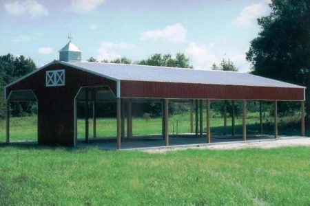 30' X 60' X 12' TIMBERCRAFT FARM EQUIPMENT COVER LAKELAND, FL