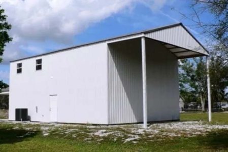 30' X 60' X 18' TIMBERCRAFT STORAGE BARN WITH LOFT APARTMENT OVIEDO, FL