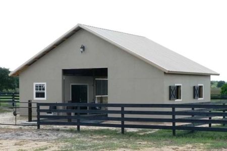 36' X 24' X 10' TIMBERCRAFT HORSE STABLE CLERMONT, FL