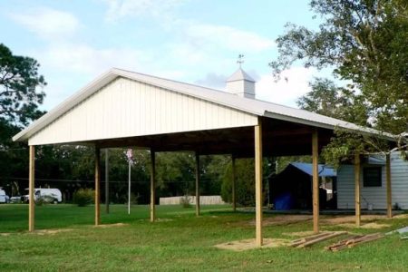 36' X 48' X 12' TIMBERCRAFT VEHICLE PORT PAISLEY, FL