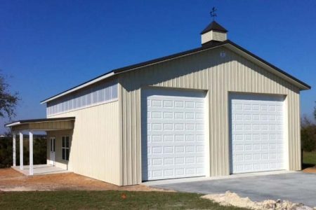 36' X 48' X 16' TIMBERCRAFT BOAT & RV GARAGE WITH SHOP & PORCH LAKELAND, FL-03