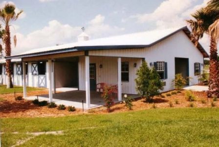 36' X 84' X 10' TIMBERCRAFT HORSE STABLE WITH GUEST HOUSE APOPKA, FL-02