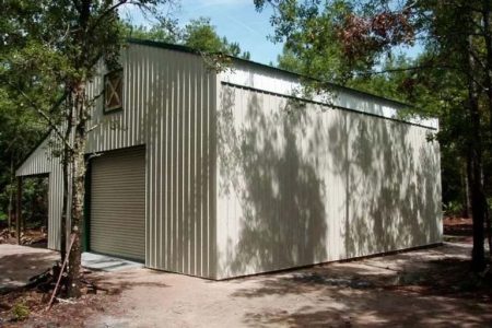 40' X 40' X 16' TIMBERCRAFT STORAGE BARN WITH TRACTOR PORT GENEVA, FL
