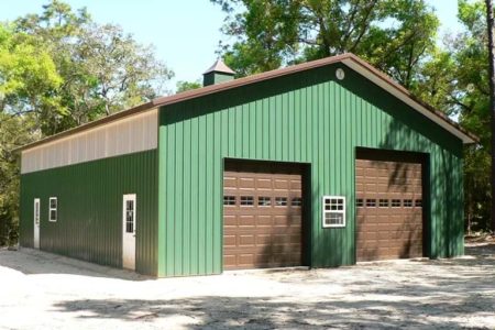 40' X 48' X 14' TIMBERCRAFT RV GARAGE WITH SHOP DUNNELLON, FL