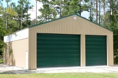 40' X 48' X 16' TIMBERCRAFT RV & BOAT GARAGE WITH SHOP SANFORD, FL