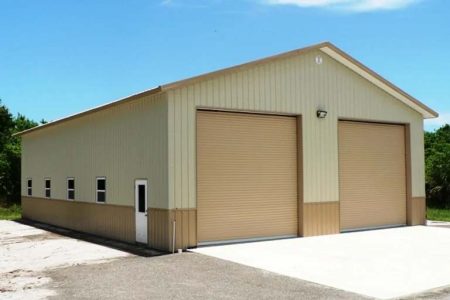 40' X 60' X 16' TIMBERCRAFT RV & BOAT GARAGE WITH SHOP VERO BEACH, FL
