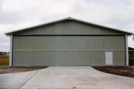 40' X 72' X 14' TIMBERCRAFT AIRPLANE HANGAR RESIDENCE MULBERRY, FL-02