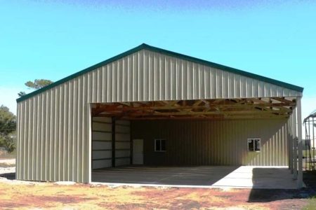 40' X 96' X 16' TIMBERCRAFT LANDSCAPE OFFICE & WAREHOUSE AREA ST CLOUD, FL