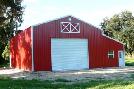 42' X 48' X 16'-10' TIMBERCRAFT GUEST HOUSE & STORAGE BARN GENEVA, FL