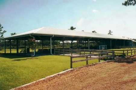 48' X 120' X 12' TIMBERCRAFT RECREATIONAL PAVILION TM RANCH, FL
