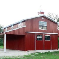48' X 40' X 18'-10' TIMBERCRAFT STORAGE BARN WITH LOFT RESIDENCE FORT WHITE, FL-02