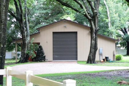 48' X 50' X 16'-10' TIMBERCRAFT RV GARAGE, SHOP & EQUIPMENT PORT SANFORD, FL