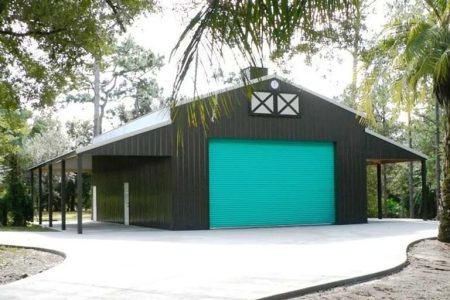 54' X 48' X 16'-10' TIMBERCRAFT LOFT RESIDENCE & STORAGE BARN OVIEDO, FL
