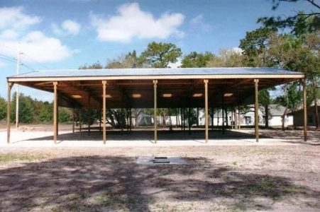 64' X 72' X 16' TIMBERCRAFT EQUIPMENT COVER APOPKA, FL