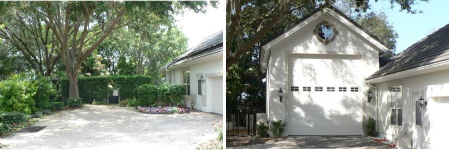 BEFORE & AFTER 18' X 50' X 16' TIMBERCRAFT RV GARAGE ADDITION EUSTIS, FL