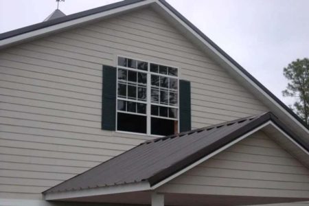 TIMBERCRAFT BUILDINGS CONCRETE LAP SIDING ENDWALL
