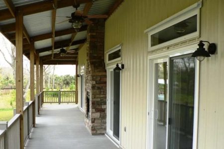 TIMBERCRAFT CRACKER-STYLE RESIDENCE REAR PORCH