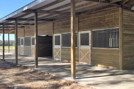 TIMBERCRAFT HORSE STABLE ALUMINUM BAR TOP SPLIT DUTCH DOOR STALL FRONT OPTION