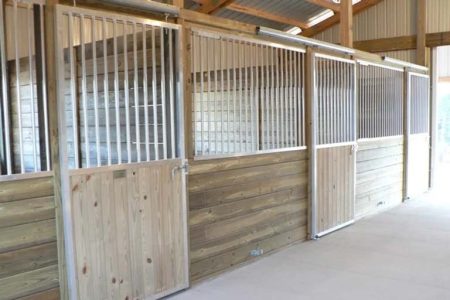 TIMBERCRAFT HORSE STABLE ALUMINUM STALL FRONT COMPONENT OPTION