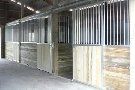 TIMBERCRAFT HORSE STABLE ALUMINUM STALL FRONT OPTION