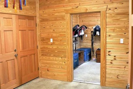 TIMBERCRAFT HORSE STABLE CUSTOM TACK ROOM OPTION