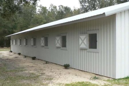 TIMBERCRAFT HORSE STABLE DUTCH SHUTTERS WITH ALUMINUM BARS