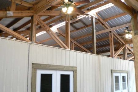 TIMBERCRAFT HORSE STABLE LARGE STORAGE LOFT OPTION ABOVE TACK AND FEED ROOMS