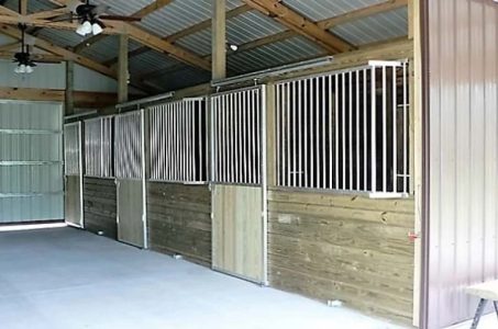 TIMBERCRAFT HORSE STABLE STALL FRONT FEED ACCESS DOOR OPTION