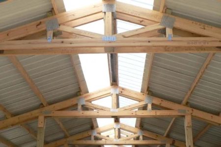 TIMBERCRAFT HORSE STABLE TRANSCULENT PANEL RIDGE LIGHTING OPTION