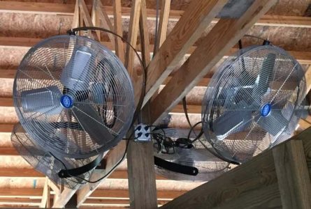 TIMBERCRAFT HORSE STABLE VENTILATION FANS OPTION